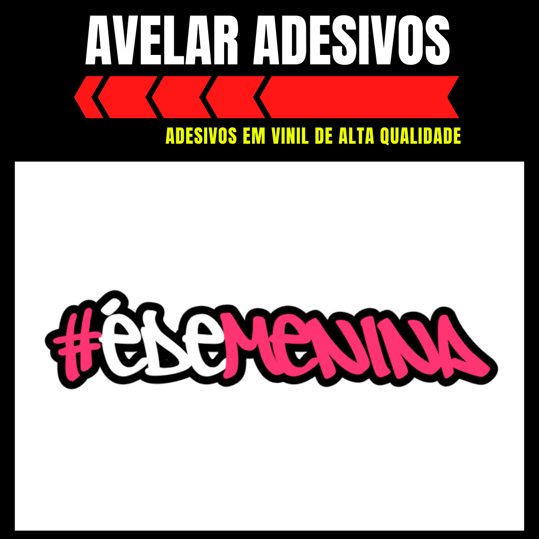 Adesivo Moto no Grau Menina (9×8,2cm) – Avelar Adesivos