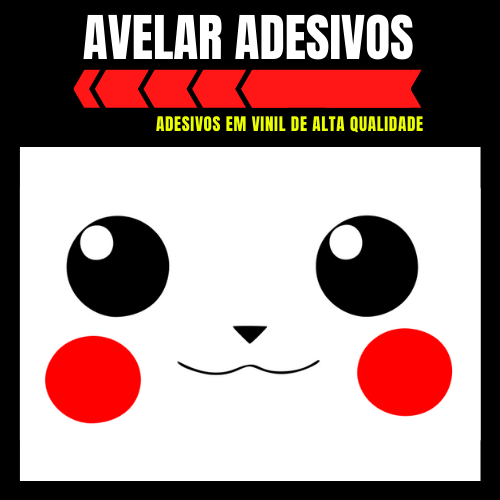 Adesivo para Carro Pikachu